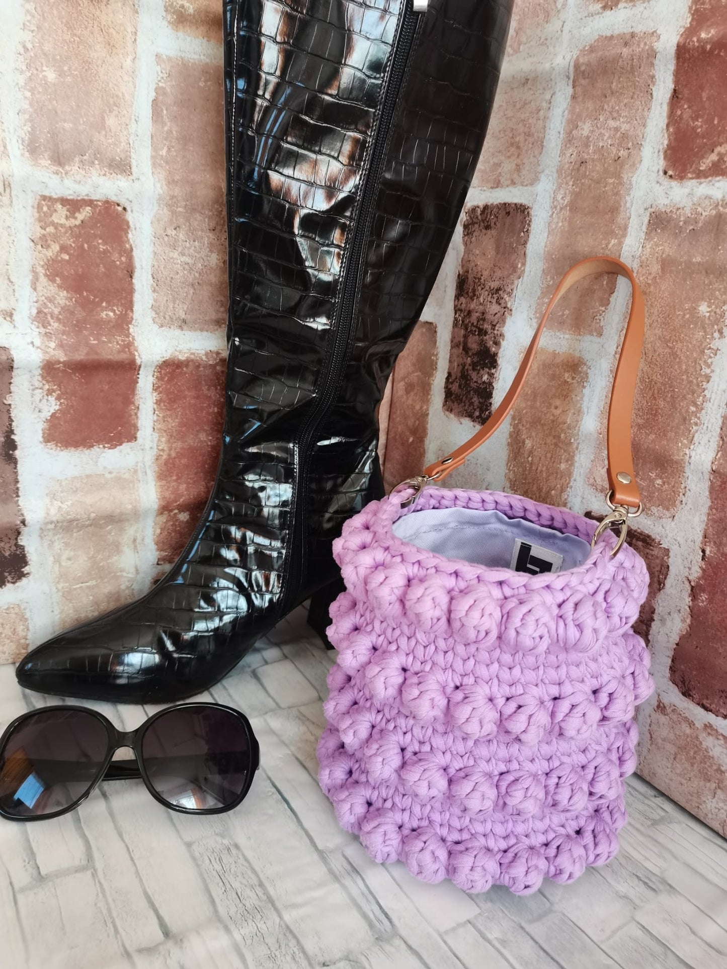 CANDY BUCKET BAG (LILAC)
